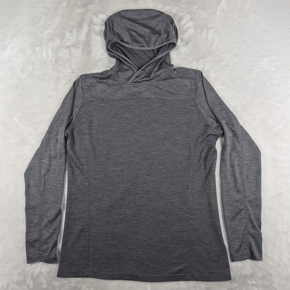 Kuhl Engineered Hoody Men's Small Grayโ Lightweight Hike Outdoors Comfort 7423